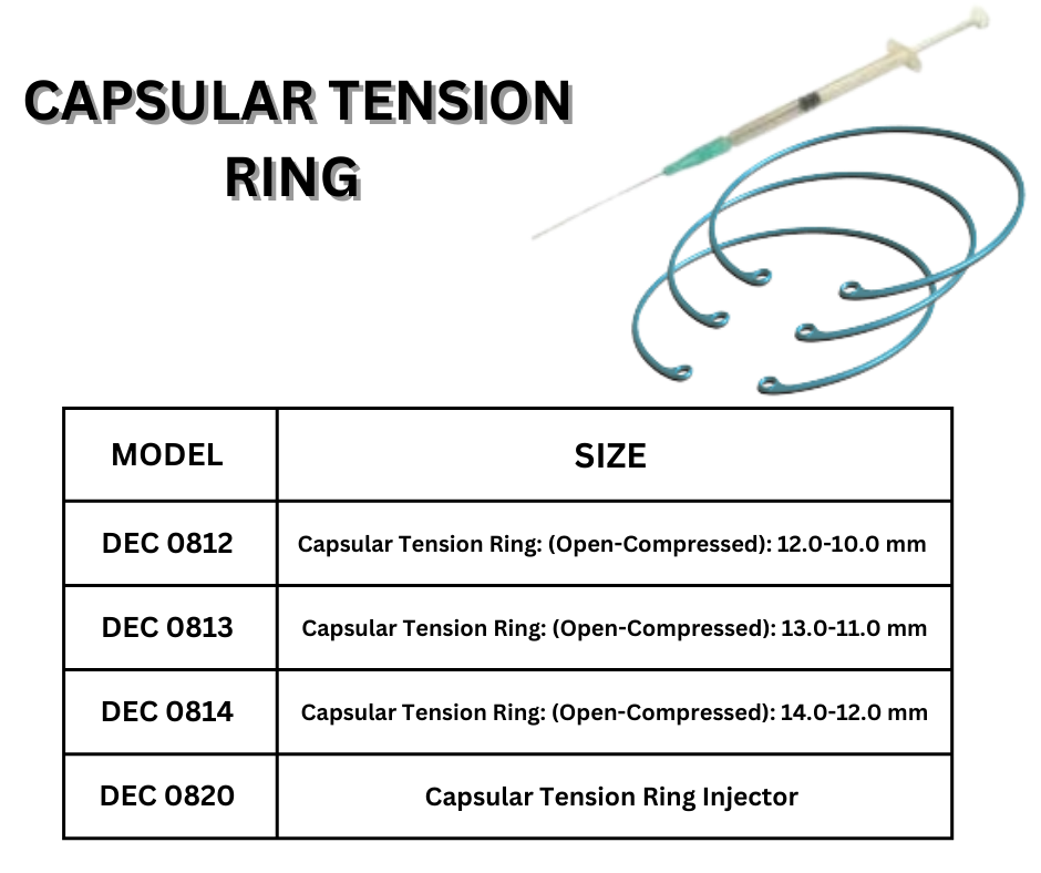 Tensional Ring Capsular Tension Ring